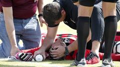 Orión sufrió fractura nasal