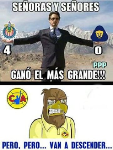 Los mejores memes de la goleada del Guadalajara