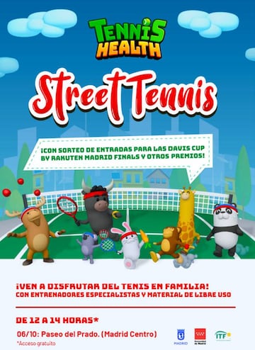 El cartel de Street Tennis.