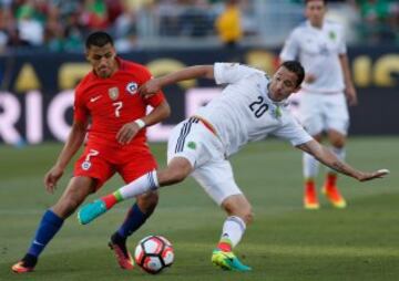 México vs Chile en imágenes