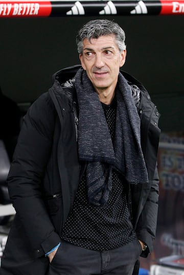 El entrenador de la Real Sociedad, Imanol Alguacil.