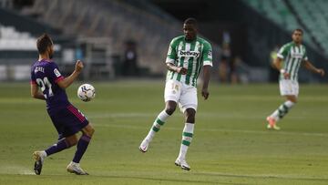 Carvalho, ante el Valladolid.
