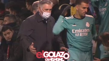 Ceballos le hizo un desplante a Ancelotti en Alcoy