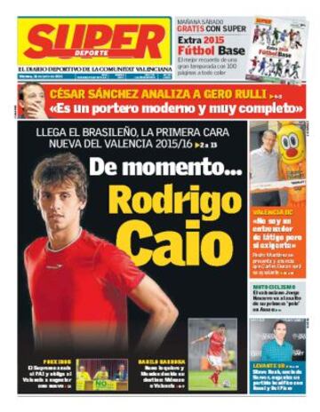 Portadas de la prensa deportiva