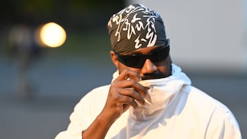 Kanye West en la Semana de la Moda de Berlín.