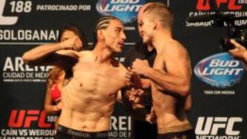 Frank Treviño vs. Johnny Case en UFC 188.