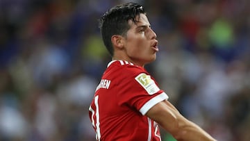 James Rodr&iacute;guez, jugador del Bayern M&uacute;nich