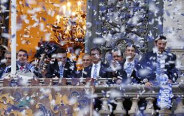 Celebración en la plaza de María Pita.