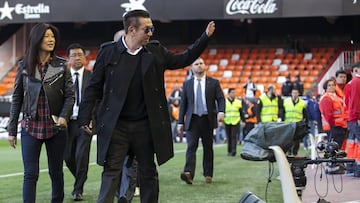 Peter Lim, en Mestalla. 