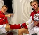 Odegaard, juez de Haaland
