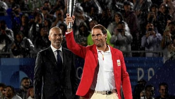 Nadal y Zidane, en los Juegos Olímpicos de París.