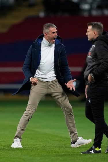 Gaizka Garitano: “Como no bajemos Patxi Ferreira y yo a defender los córners…”