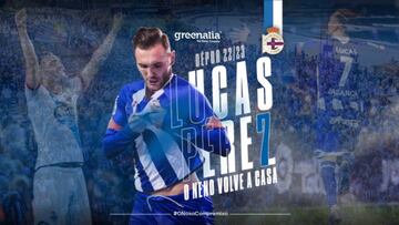 Oficial: Lucas Pérez regresa al Deportivo