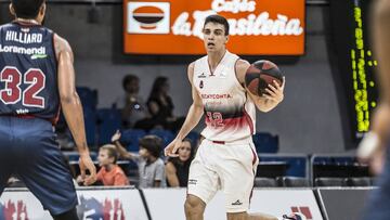 Carlos Alocén, base del Tecnyconta Zaragoza.
