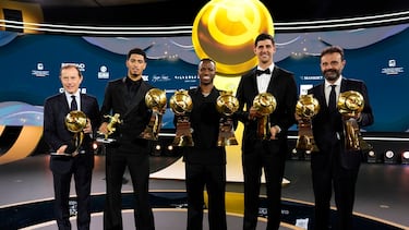El Real Madrid, triunfador en los Globe Soccer Awards.