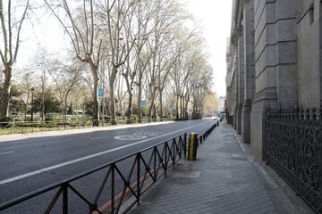 Madrid, vacío: las imágenes de cómo están sus calles