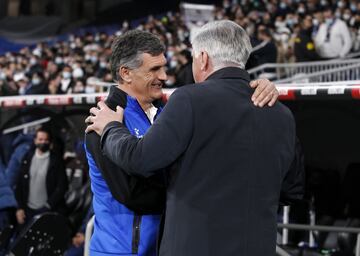 José Luis Mendilibar y Carlo Ancelotti.