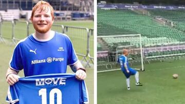 La dramática jugada con la que Ed Sheeran pide su fichaje por el Real Madrid