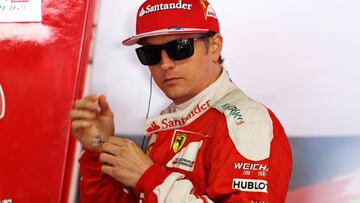 Kimi Raikkonen.