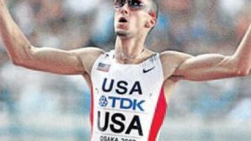 <b>EL LÍDER. </b>Jeremy Wariner puso la guinda a una gran carrera de sus compañeros en 4x400 metros.