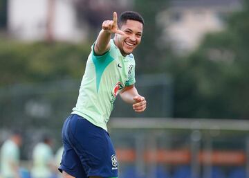 Vitor Roque, el jugador más valioso del Sudamericano Sub 20 2023.