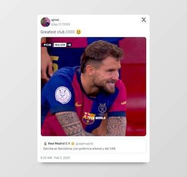 Las derrotas del Madrid y del City, protagonistas de los memes de la jornada