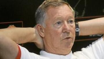 <b>CONFIANZA. </b>Ferguson sigue dando muestras de seguridad, convencido de que Cristiano no se irá. El viernes será una nueva fecha clave.