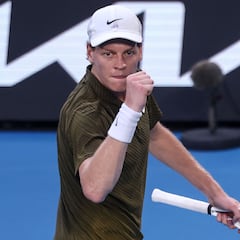 Sinner vuelve a batir su récord de aces (19): “Tengo más confianza”