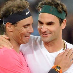 Nadal presume del regalo de Federer tras el Match in África