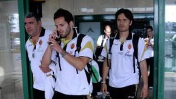 <b>LLEGADA. </b>La plantilla ilicitana viajó ayer en vuelto chárter a Jerez.