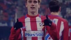 Griezmann metió tres goles al Madrid y todos escogidos