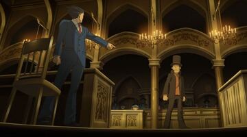 Captura de pantalla - El Profesor Layton vs. Phoenix Wright: Ace Attorney (3DS)