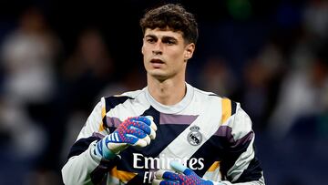 Kepa, portero del Real Madrid.