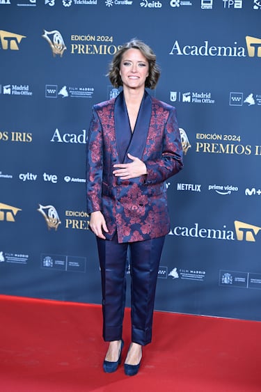 María Casado posa en la alfombra roja de los Premios Iris.