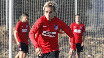 Griezmann, siempre el hombre, la estrella, en el stage de San Rafael.