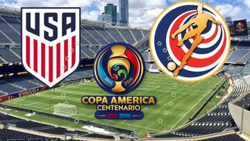 USA vs Costa Rica en vivo online, 2º partido del Grupo A de la Copa América Centenario, 07/06/2016