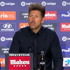 Simeone: "Le dije a Gil Manzano que estuviese tranquilo"