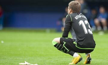 Aitor Fernández, guardameta con más paradas en Primera División.