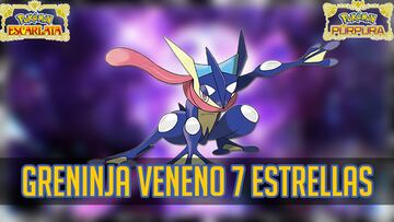 Greninja llega a Pok&eacute;mon Escarlata y P&uacute;rpura en una Teraincursi&oacute;n de 7 Estrellas: fechas y horarios