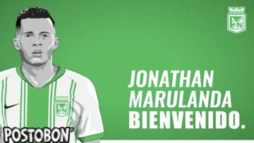 Así Atlético Nacional presenta a Jonathan Marulanda