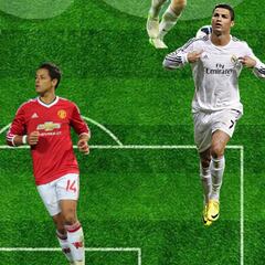 Los 10 cracks que han compartido cancha con Chicharito