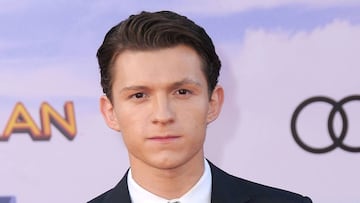 Tom Holland en la premiere de &quot;Spider-Man: Homecoming&quot;, 2017.