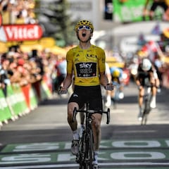Geraint Thomas repite en Alpe d'Huez delante del jefe Froome