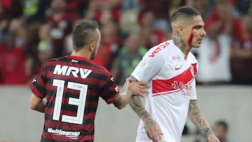 Paolo Guerrero, dolido por su reacción ante Flamengo