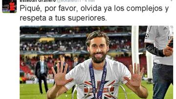 Granero responde a Piqué: "Olvida ya los complejos"