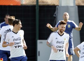 Así fue el entrenamiento de la Selección en Barcelona