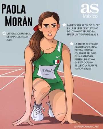 Ganó oro en la prueba de 400 m planos en la Universiada Mundial de Napoles en Italia 2019.