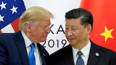 Donald Trump y Xi Jimping, l&iacute;deres de Estados Unidos y China, respectivamente. Foto: Reuters/Kevin Lamarque.