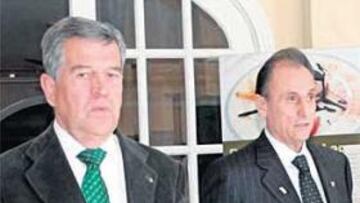 <b>TÁNDEM. </b>José León y Ruiz de Lopera vuelven a formar pareja al frente de la dirección del Betis.