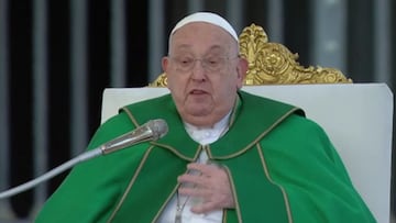 El pontífice, afectado por una bronquitis, pidió a su maestro de ceremonias continuar la lectura mientras sigue su recuperación en el Vaticano.